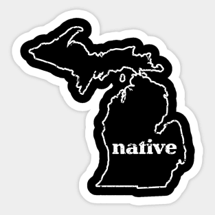 Michigan Native Sticker